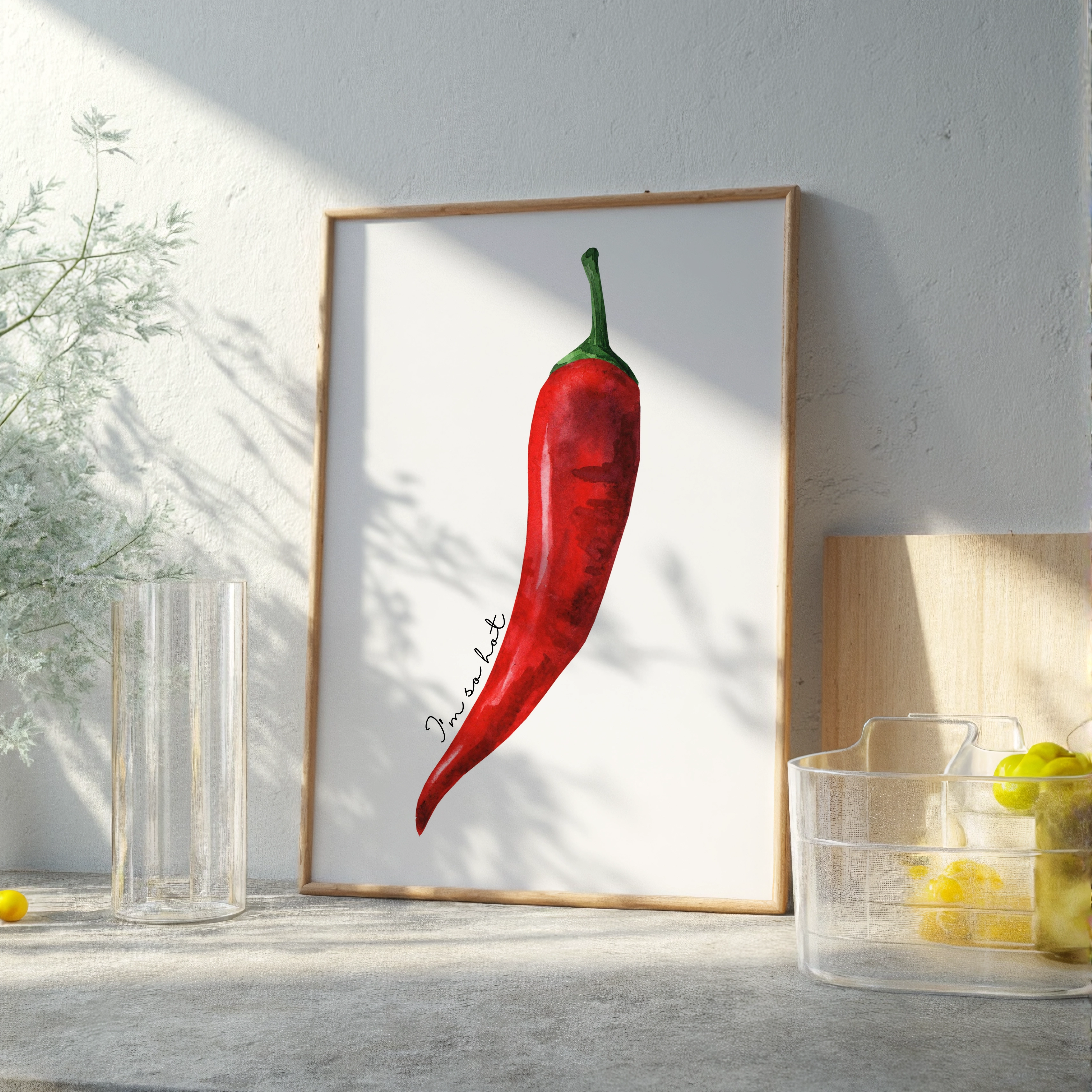 Quadro Decorativo Chef Was Cute | Enquadrei